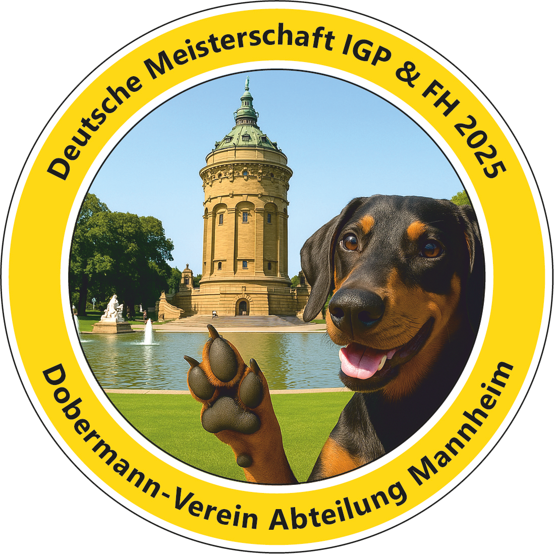 Dobermann Verein Deutsche Meisterschaft Mannheim